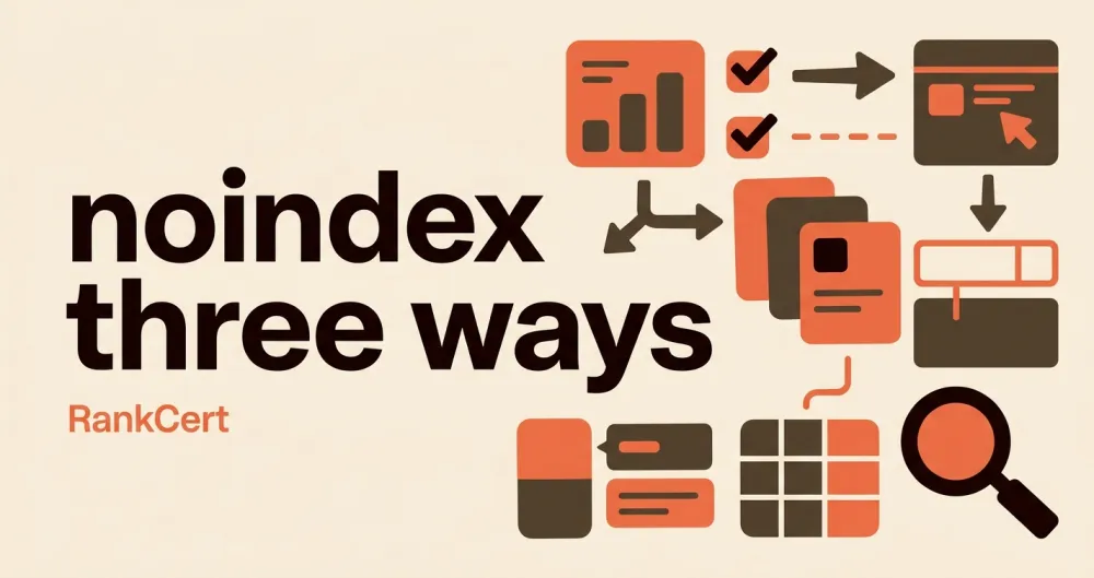 noindex three ways: meta robots, X-Robots-Tag and robots.txt