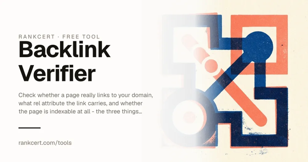 Backlink Verifier