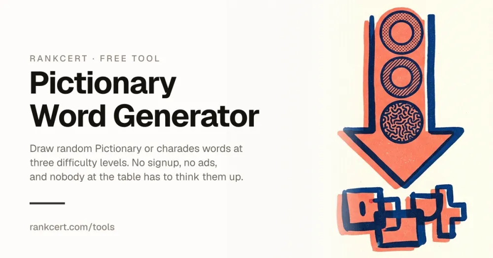 Pictionary Word Generator